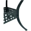 Trädgårdsbord grön 80x80x75 cm gjuten aluminium vidaXL – miniatyr 10
