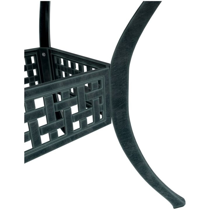 Trädgårdsbord grön 80x80x75 cm gjuten aluminium vidaXL – bild 10