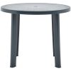 Trädgårdsbord grön 89 cm plast vidaXL – miniatyr 2