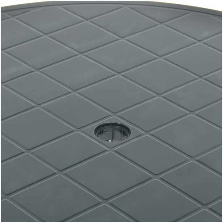 Trädgårdsbord grön 89 cm plast vidaXL – bild 5