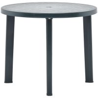 Trädgårdsbord grön 89 cm plast vidaXL
