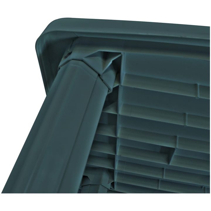 Trädgårdsbord grön plast vidaXL 101 x 68 x 72 cm – bild 4