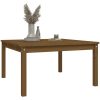 Trädgårdsbord honungsbrun massiv furu vidaXL 82.5 x 82.5 x 45 cm – miniatyr 4