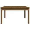 Trädgårdsbord honungsbrun massiv furu vidaXL 82.5 x 82.5 x 45 cm – miniatyr 5