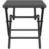 Trädgårdsbord hopfällbart antracit stålnät vidaXL 38 x 38 x 38 cm – miniatyr 3