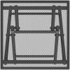 Trädgårdsbord hopfällbart antracit stålnät vidaXL 38 x 38 x 38 cm – miniatyr 5