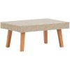 Trädgårdsbord konstrotting beige vidaXL – miniatyr 1