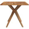 Trädgårdsbord kvadratiskt massivt akaciaträ vidaXL 85 x 85 x 75 cm – miniatyr 4