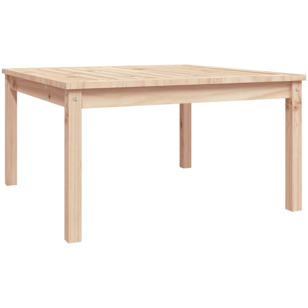 Trädgårdsbord massiv furu vidaXL 82.5 x 82.5 x 45 cm – bild 2
