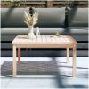 Trädgårdsbord massiv furu vidaXL 82.5 x 82.5 x 45 cm – miniatyr 3