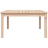 Trädgårdsbord massiv furu vidaXL 82.5 x 82.5 x 45 cm – miniatyr 5