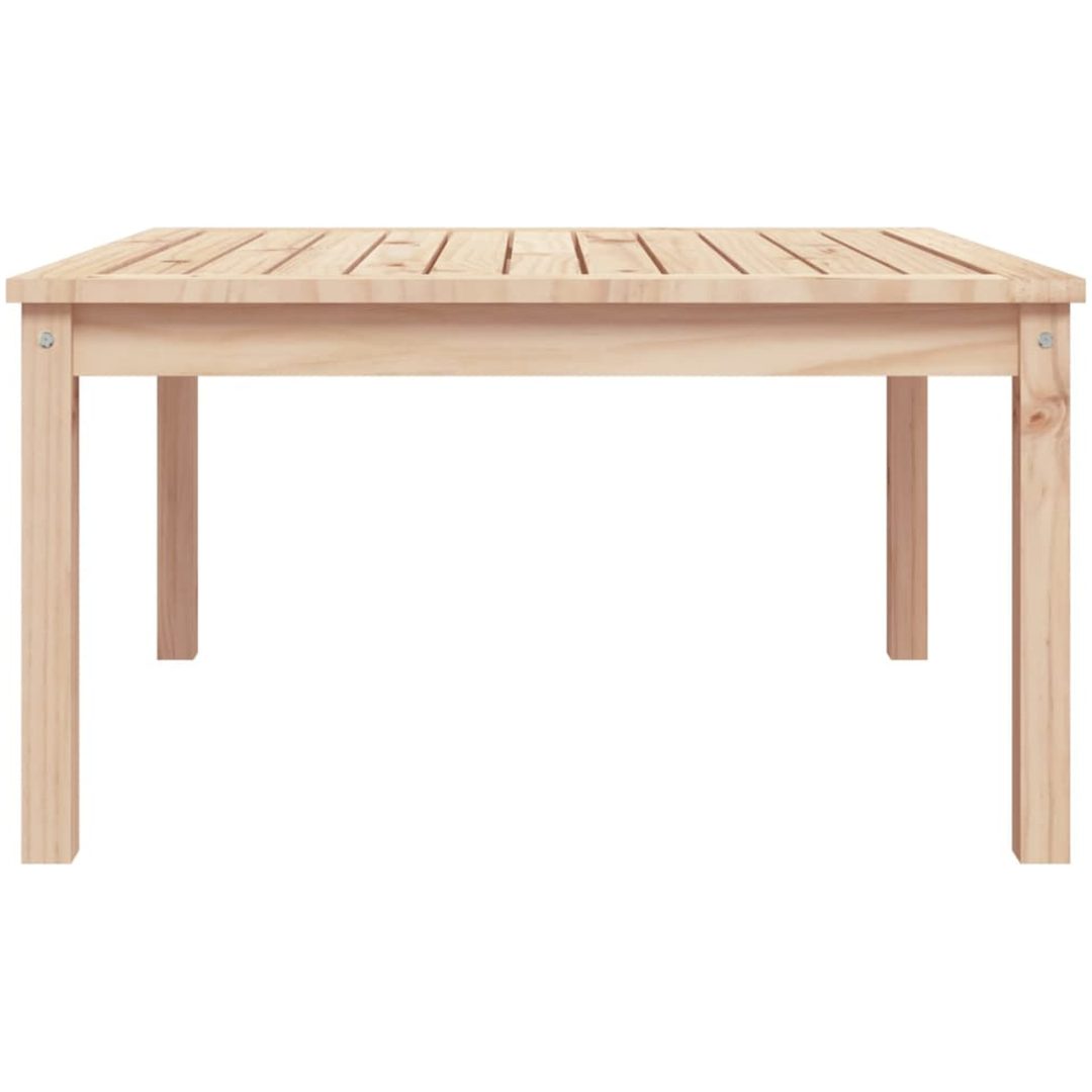 Trädgårdsbord massiv furu vidaXL 82.5 x 82.5 x 45 cm – bild 5