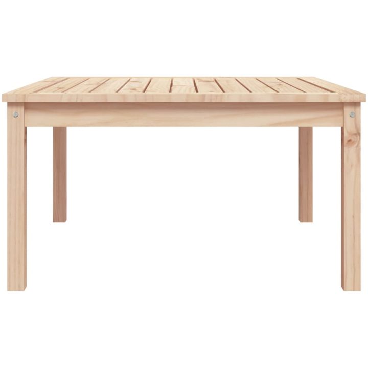 Trädgårdsbord massiv furu vidaXL 82.5 x 82.5 x 45 cm – bild 5
