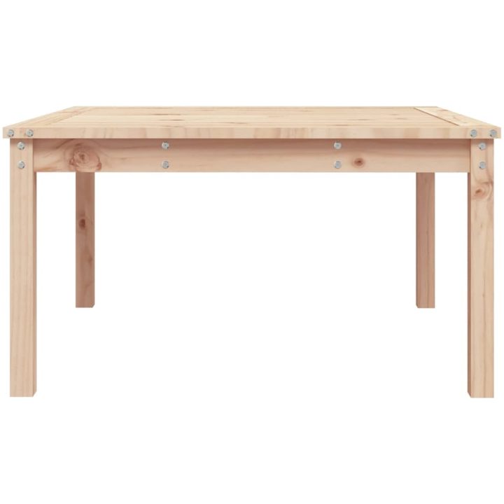 Trädgårdsbord massiv furu vidaXL 82.5 x 82.5 x 45 cm – bild 6