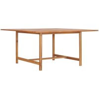 Trädgårdsbord massiv teak vidaXL
