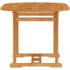 Trädgårdsbord massiv teak vidaXL 150 x 90 x 75 cm – miniatyr 3