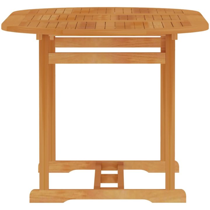 Trädgårdsbord massiv teak vidaXL 150 x 90 x 75 cm – bild 3
