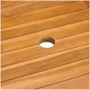 Trädgårdsbord massiv teak vidaXL 150 x 90 x 75 cm – miniatyr 5
