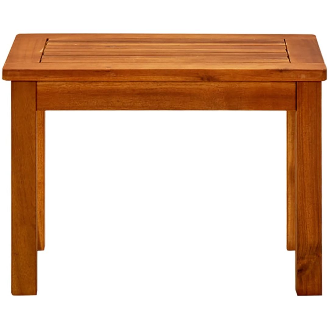 Trädgårdsbord massivt akaciaträ vidaXL 50 x 35 x 36 cm – bild 2