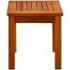 Trädgårdsbord massivt akaciaträ vidaXL 50 x 35 x 36 cm – miniatyr 3