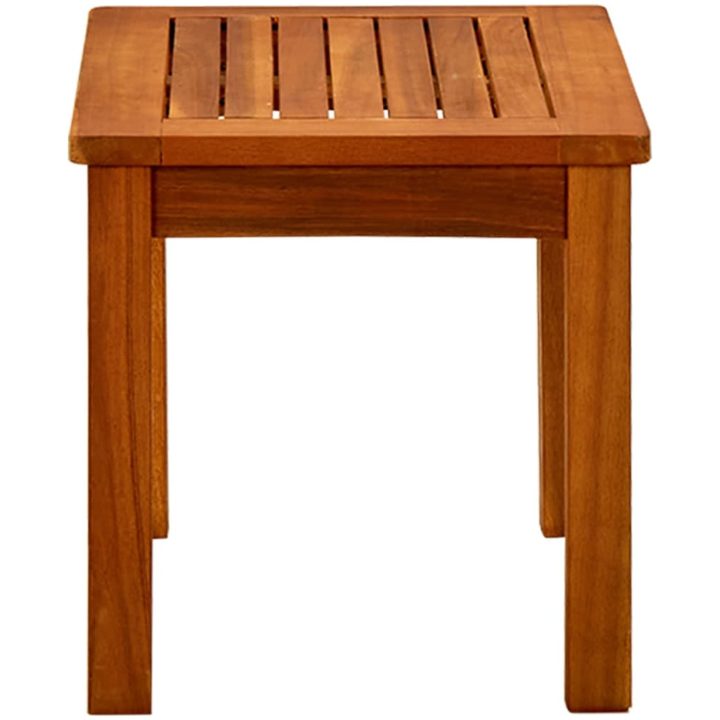 Trädgårdsbord massivt akaciaträ vidaXL 50 x 35 x 36 cm – bild 3