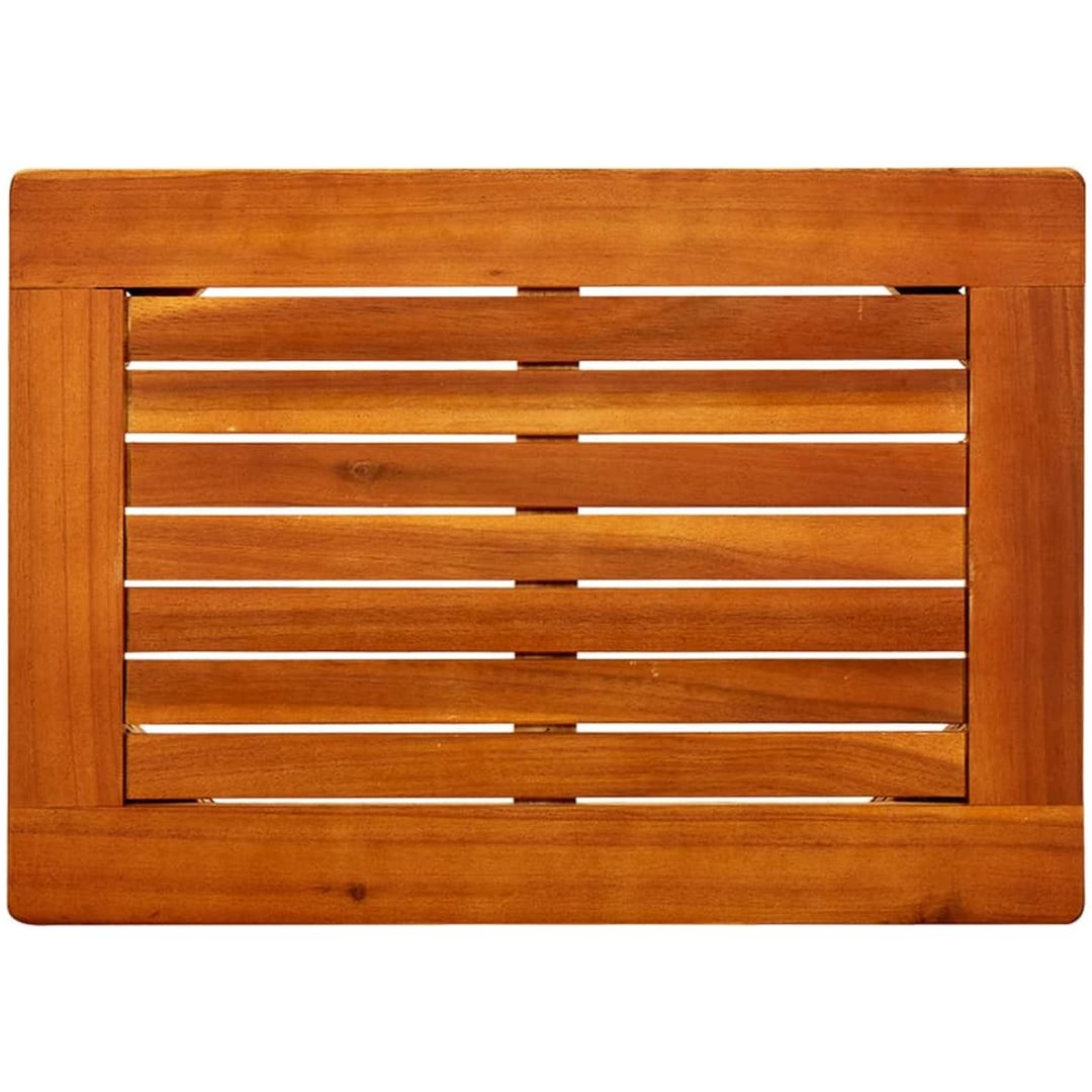 Trädgårdsbord massivt akaciaträ vidaXL 50 x 35 x 36 cm – bild 4
