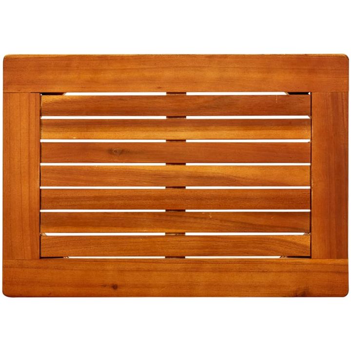 Trädgårdsbord massivt akaciaträ vidaXL 50 x 35 x 36 cm – bild 4