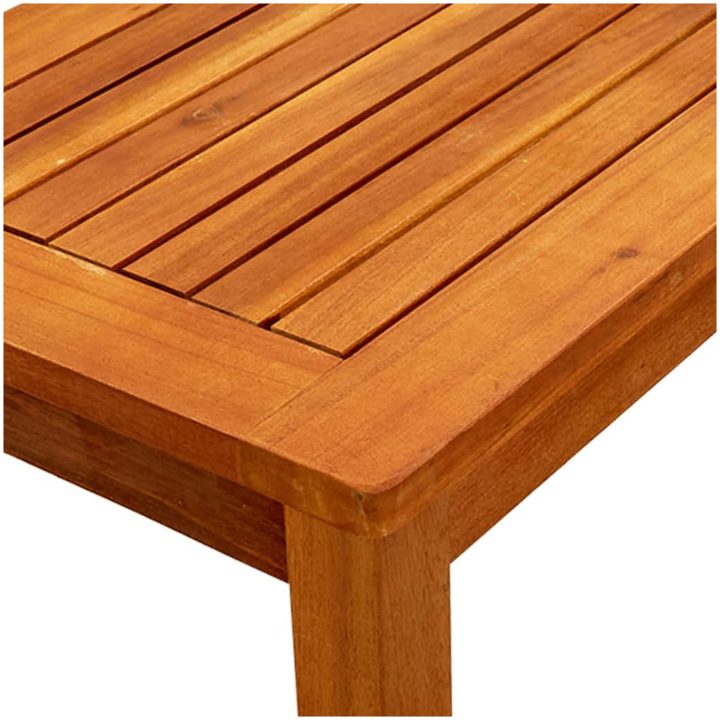 Trädgårdsbord massivt akaciaträ vidaXL 50 x 35 x 36 cm – bild 5