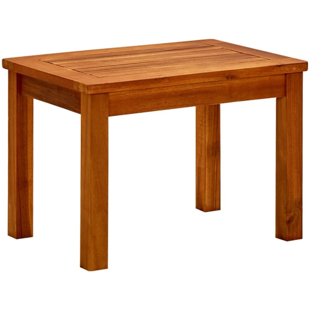 Trädgårdsbord massivt akaciaträ vidaXL 50 x 35 x 36 cm