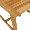 Trädgårdsbord massivt akaciaträ vidaXL 88 x 88 x 74 cm – miniatyr 5