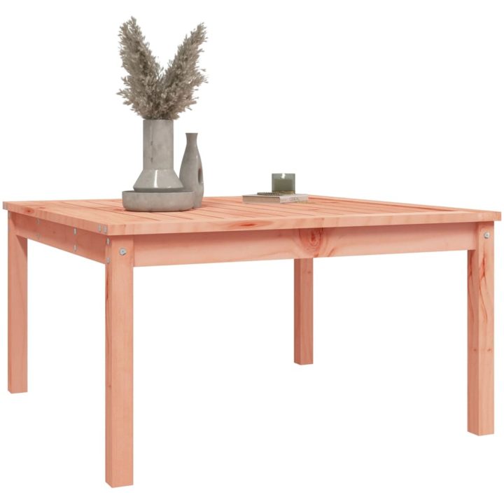 Trädgårdsbord massivt douglasträ vidaXL 82.5 x 82.5 x 45 cm – bild 4