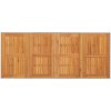 Trädgårdsbord med akaciaträ beige 190x80x74 cm konstrotting vidaXL – miniatyr 7