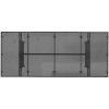 Trädgårdsbord med glasskiva brun 190x80x75 cm konstrotting vidaXL – miniatyr 7