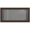 Trädgårdsbord med glasskiva brun 58x27,5x55 cm konstrotting vidaXL – miniatyr 8