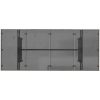 Trädgårdsbord med glasskiva grå 190x80x75 cm konstrotting vidaXL – miniatyr 7