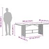 Trädgårdsbord med glasskiva svart 190x80x74 cm konstrotting vidaXL – miniatyr 10