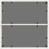 Trädgårdsbord med glasskiva vit 90x90x75 cm konstrotting vidaXL – miniatyr 8