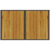 Trädgårdsbord med träskiva svart 110x68x70 cm konstrotting vidaXL – miniatyr 7