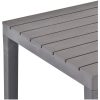 Trädgårdsbord mocca 78x78x72 cm plast vidaXL – miniatyr 4