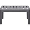 Trädgårdsbord mocka 78x55x38 cm plast vidaXL – miniatyr 2