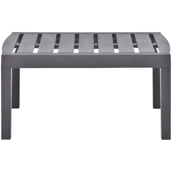 Trädgårdsbord mocka 78x55x38 cm plast vidaXL – bild 2