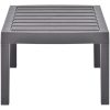 Trädgårdsbord mocka 78x55x38 cm plast vidaXL – miniatyr 3