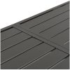 Trädgårdsbord mörkgrå 180x83x72 cm stål vidaXL – miniatyr 5