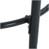 Trädgårdsbord rund antracit pulverlackerat stål vidaXL 80 x 72.5 cm – miniatyr 6