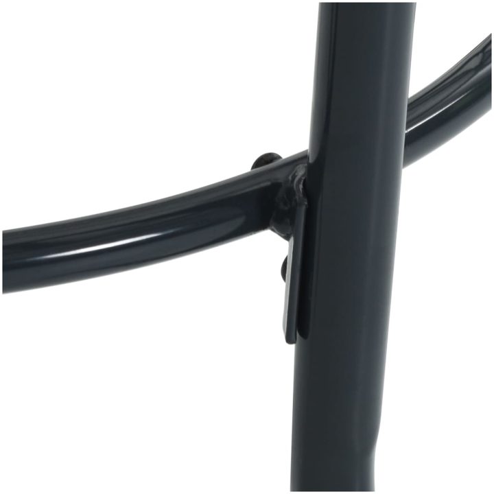 Trädgårdsbord rund antracit pulverlackerat stål vidaXL 80 x 72.5 cm – bild 6