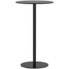 Trädgårdsbord rund svart ⌀60x105 cm stål vidaXL ⌀60 x 105 cm – miniatyr 2