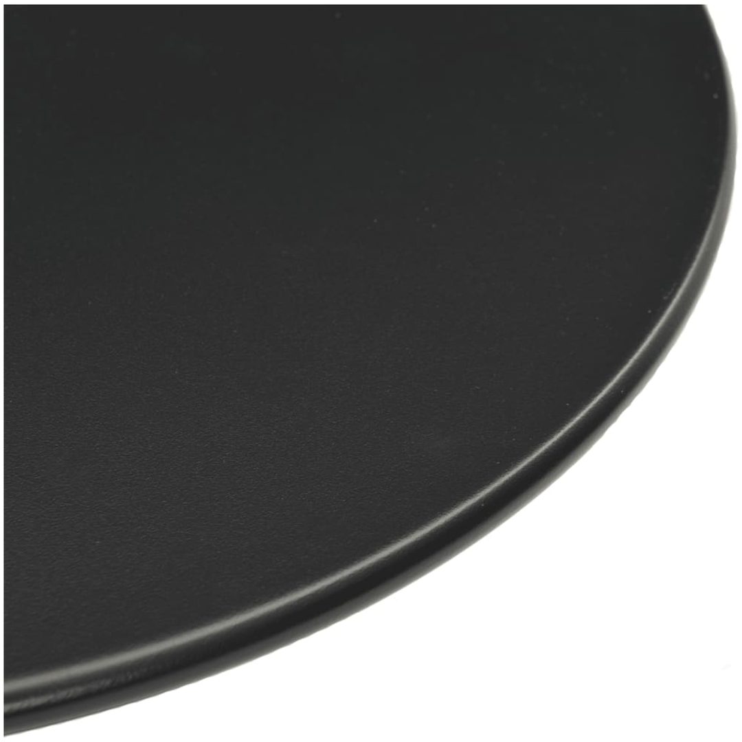Trädgårdsbord rund svart ⌀60x105 cm stål vidaXL ⌀60 x 105 cm – bild 4