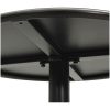 Trädgårdsbord rund svart ⌀60x105 cm stål vidaXL ⌀60 x 105 cm – miniatyr 5