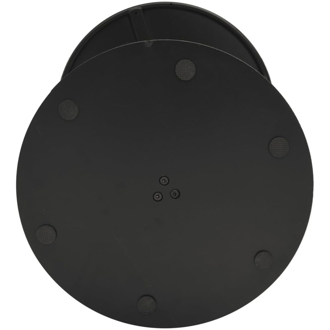 Trädgårdsbord rund svart ⌀60x105 cm stål vidaXL ⌀60 x 105 cm – bild 6
