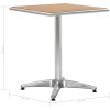 Trädgårdsbord silver 60x60x70 aluminium och WPC vidaXL 60 x 60 x 70 cm(wpc slats) – miniatyr 7